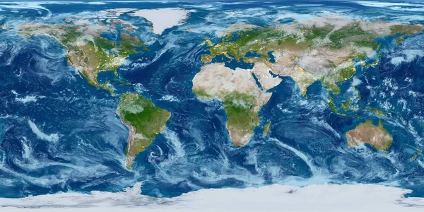 Geografie Wereldkaart Gemodificeerd Met Stadsverlichting Elementen Van Deze Afbeelding Geleverd — Stockfoto