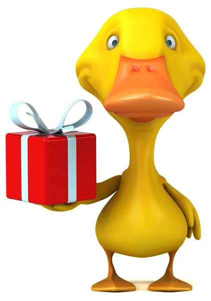 Fun Duck Illustration — Stockfoto