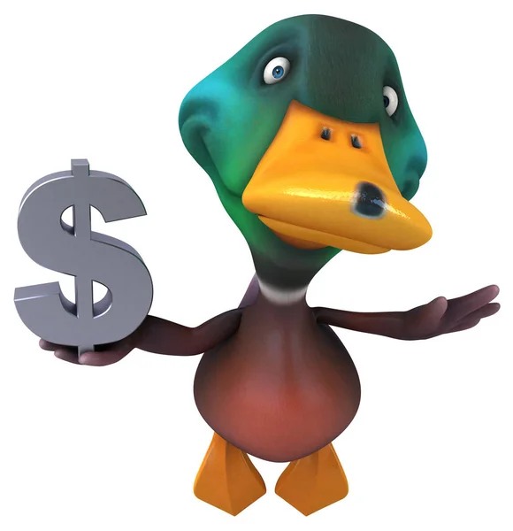 Fun Duck Illustration — Stockfoto