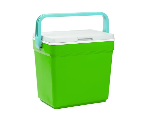 Cooler Box Isolato Sfondo Bianco — Foto Stock