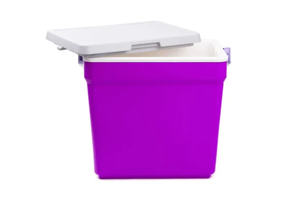 Cooler Box Isolato Sfondo Bianco — Foto Stock