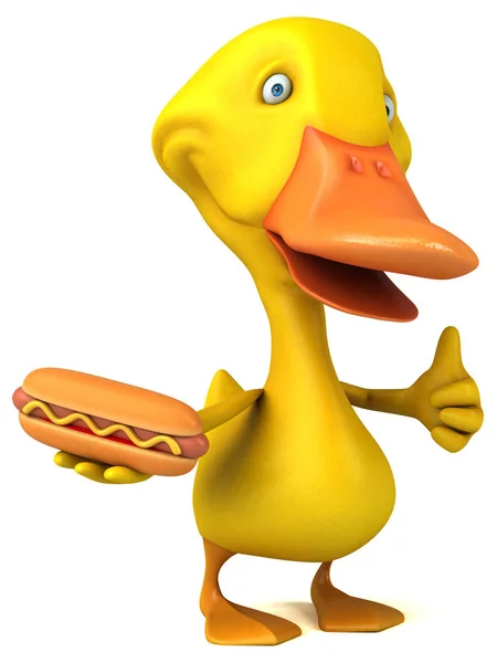 Fun Duck Illustration — Stockfoto