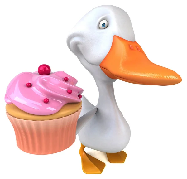 Fun Duck Illustration — Stockfoto