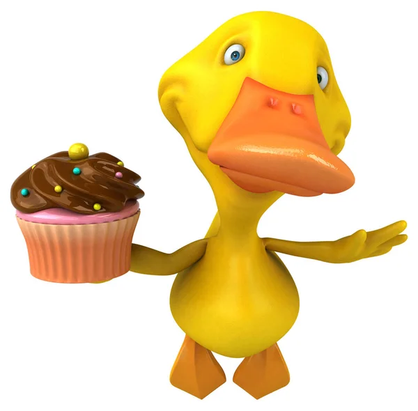 Fun Duck Illustration — Stockfoto