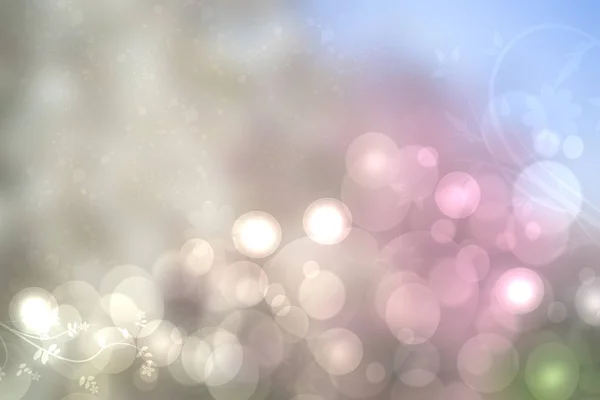 Textura Pozadí Abstraktní Rozmazané Živé Jarní Letní Světle Pastelově Bokeh — Stock fotografie