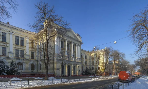 Odessa Ukraine 2019 Medizinische Universität Odessa Ukraine Einem Sonnigen Wintertag — Stockfoto