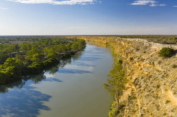 Luchtfoto Van Big Bend Murray Rivier Zuid Australië — Stockfoto