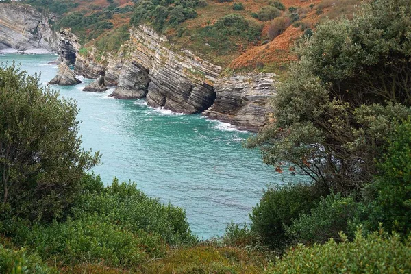 Cliff Coast Bilbao Spain — Stock Photo, Image