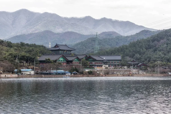 Geumpyeong Templos Embalse Sendero Circundante Naturaleza Geumpyeong Embalse Encuentra Gimje —  Fotos de Stock