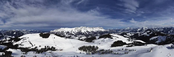 Vista Panorámica Del Majestuoso Paisaje Los Alpes — Foto de Stock