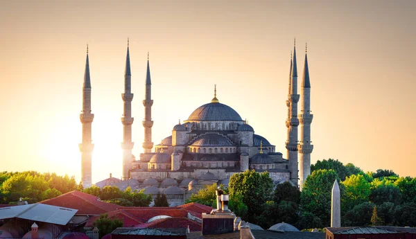 Blue Mosque Bosphorus Istanbul Turkey — Stock Photo, Image