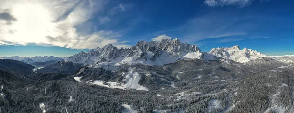 Malebný Pohled Majestátní Krajinu Dolomitů Itálie — Stock fotografie