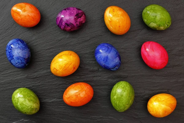 Barevná Vajíčka Velikonoce — Stock fotografie