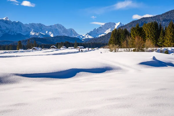 Cross Country Σκι Στην Άνω Βαυαρία — Φωτογραφία Αρχείου