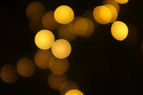 Bokeh Dourado Luz Abstrata Fundo Laranja Amor Conceito Verão — Fotografia de Stock