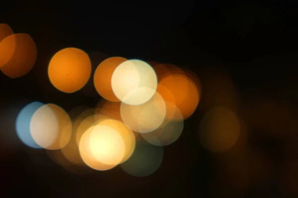 Golden Bokeh Abstract Light Orange Background Concept Love Summer — стоковое фото