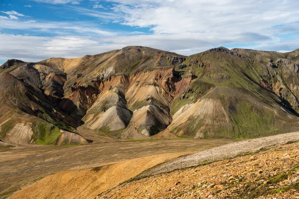 Montañas Volcánicas Landmannalaugar Reserva Natural Fjallabak Islandia — Foto de Stock