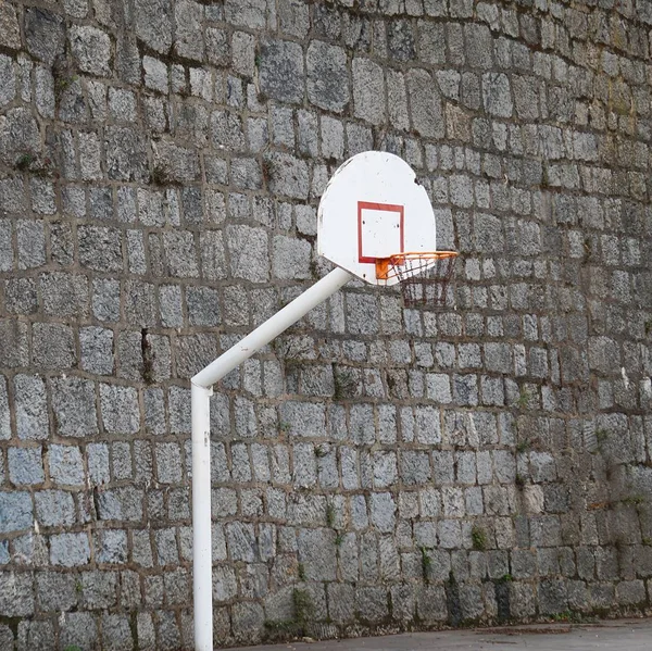 Basketball Sport Auf Der Straße Bilbao Spanien — Stockfoto