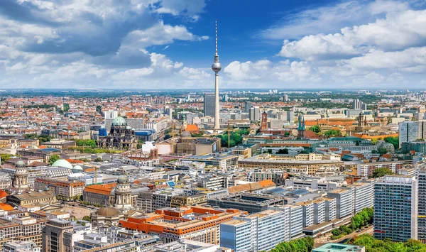 Vista Panoramica Sul Centro Berlino — Foto Stock