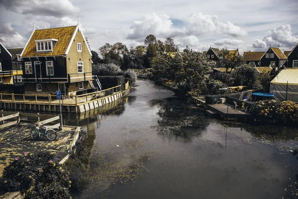 Old Dutch Houses Detail Tourism Europe — Stock Photo, Image