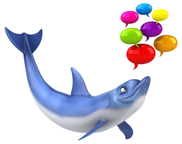 Kul Dolphin Illustration — Stockfoto