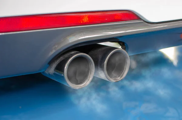 Close Car Exhaust Pipe — Stock Photo, Image