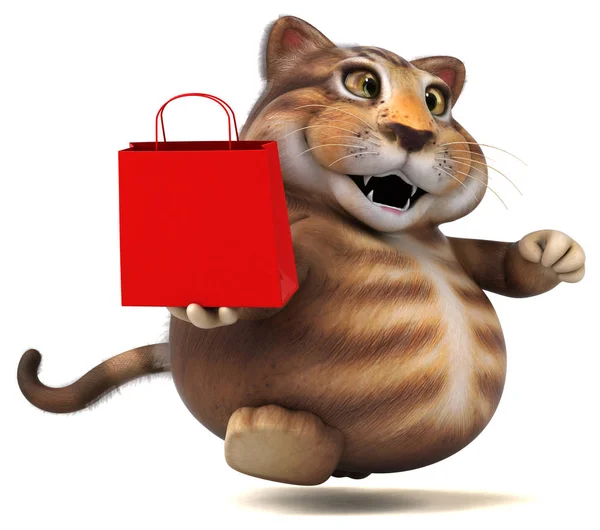 Fun Cat Illustration — Stock Photo, Image