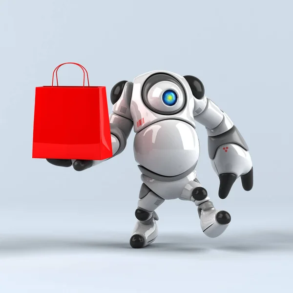 Großer Roboter Illustration — Stockfoto