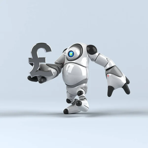 Großer Roboter Illustration — Stockfoto