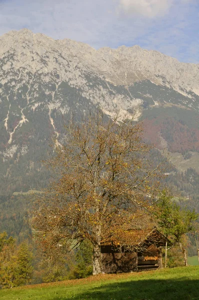 Güzel Alpler Manzarasının Manzarası — Stok fotoğraf