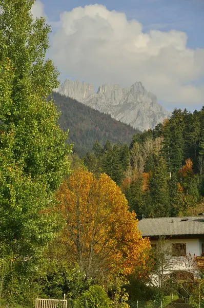 Vista Panorámica Del Hermoso Paisaje Los Alpes —  Fotos de Stock