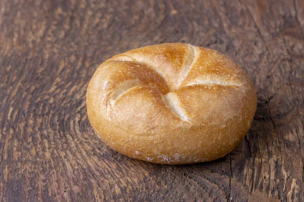 Enkele Bavarian Broodje Hout — Stockfoto