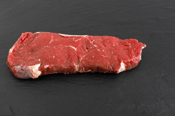 Syrové Hovězí Steak Grilování Smažení — Stock fotografie