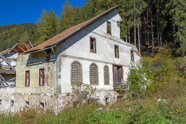 Lugar Perdido Ruína Edifício Prags Tirol Sul — Fotografia de Stock