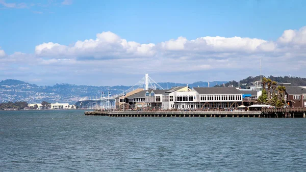 サンフランシスコ サンフランシスコ湾 アルカトラズ刑務所の眺め — ストック写真