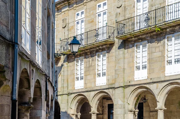 Dettaglio Architettura Santiago Compostela Galizia Spagna Settentrionale — Foto Stock