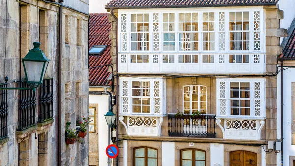 Detalhe Arquitetônico Santiago Compostela Galiza Norte Espanha — Fotografia de Stock