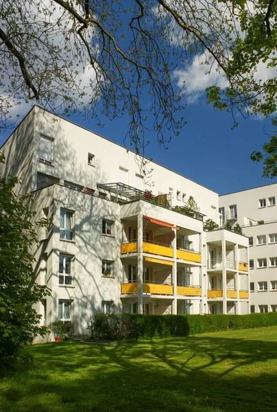 Apartemt Building Chemnitz Alemania — Foto de Stock