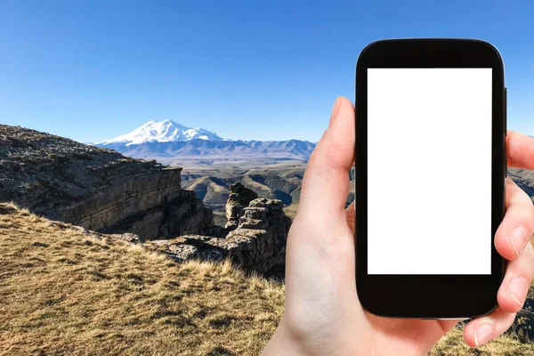 Concepto Viaje Fotografías Turísticas Del Acantilado Bermamyt Plateau Vista Del —  Fotos de Stock