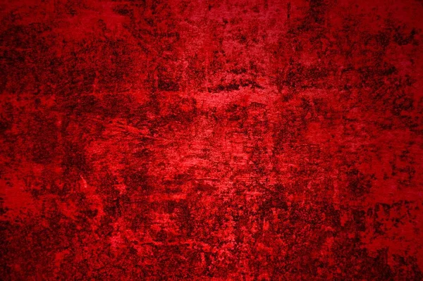傷を持つ空の汚れた赤いグランジ背景のテクスチャ — ストック写真