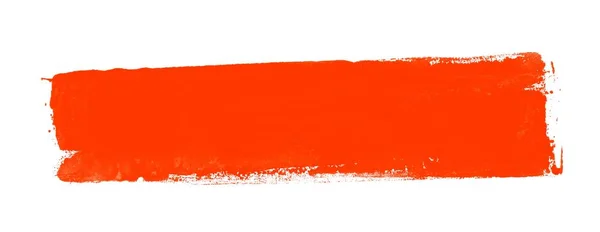 Red Stripe Painted Brush — Stock Photo, Image