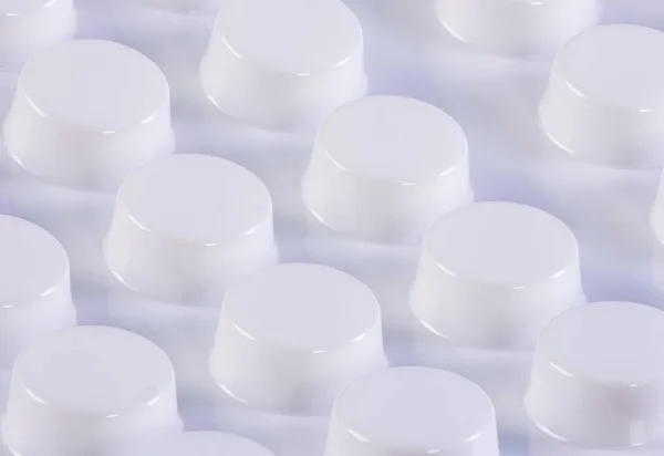 Fehér Buborékcsomagolás Tablettákkal — Stock Fotó