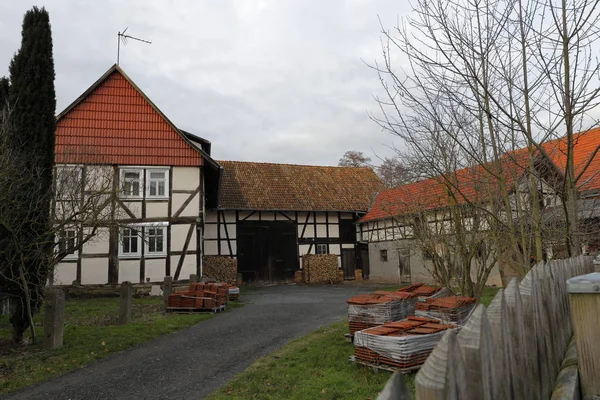 Historische Boerderij Duitsland — Stockfoto