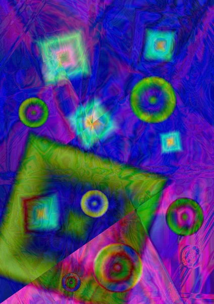 Farbenprächtiger Abstrakter Hintergrund Farbenspiel — Stockfoto
