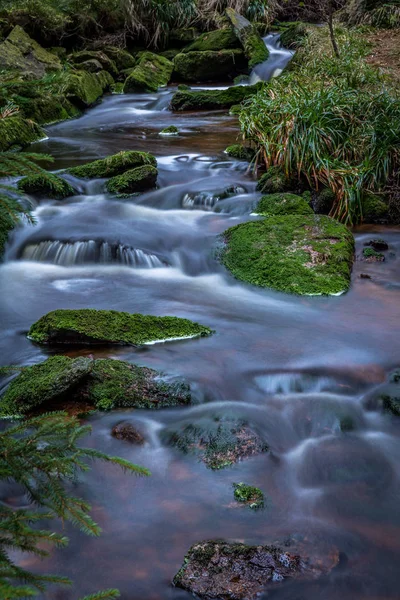 Río Que Fluye Las Montañas Harz Alemania —  Fotos de Stock