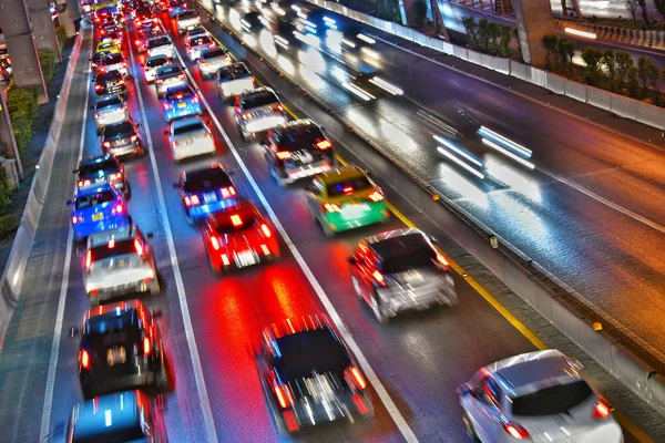 Controlled Access Highway Bangkok Rush Hour Stock Image