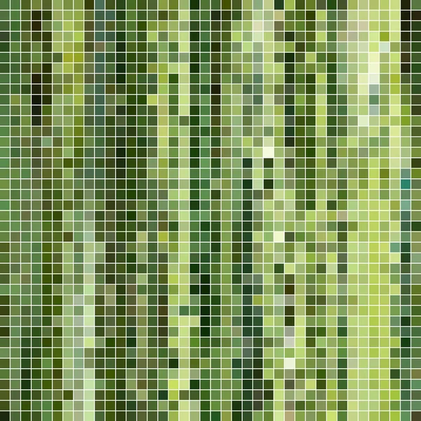 Abstrait Pixel Carré Fond Mosaïque Vert — Photo