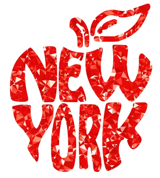 New York Ville Rouge Grande Pomme Illustration — Photo