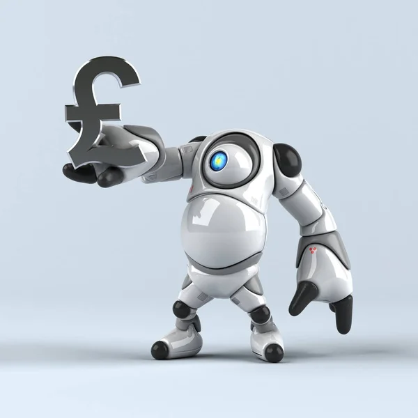 Großer Roboter Illustration — Stockfoto