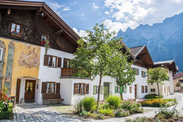 Mittenwald Est Une Commune Allemande District Garmisch Partenkirchen Bavière — Photo